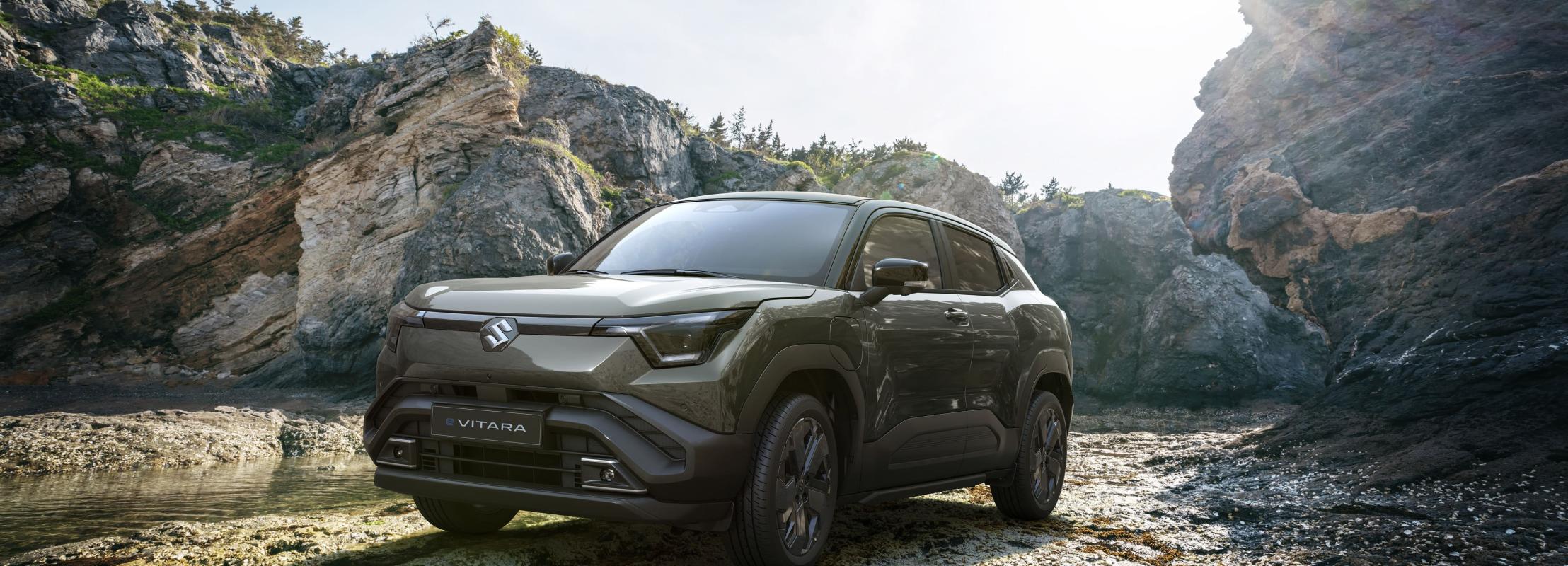 De nieuwe e VITARA is de allereerste volledig elektrische auto van Suzuki