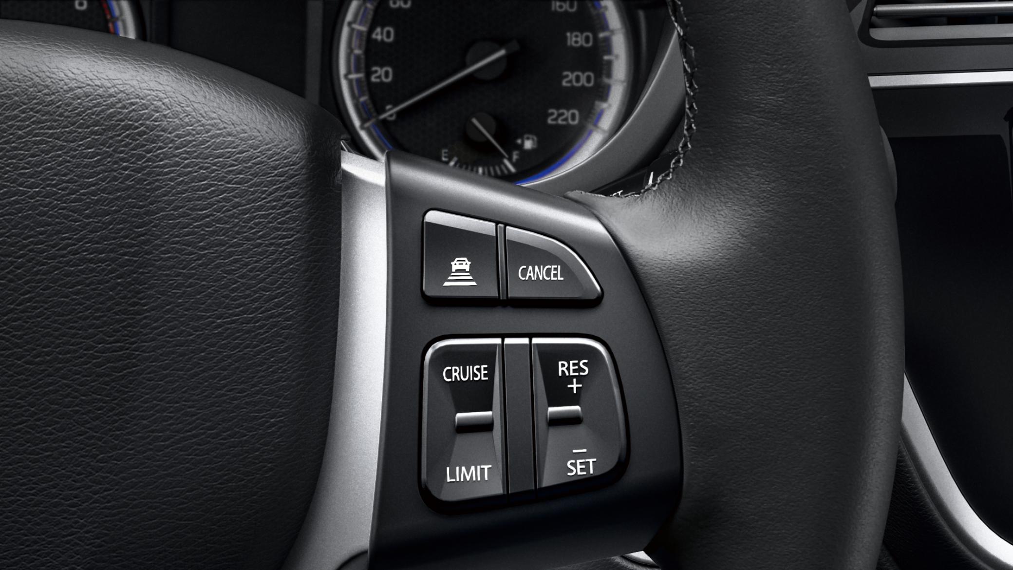 Adaptieve cruise control met speed limiter