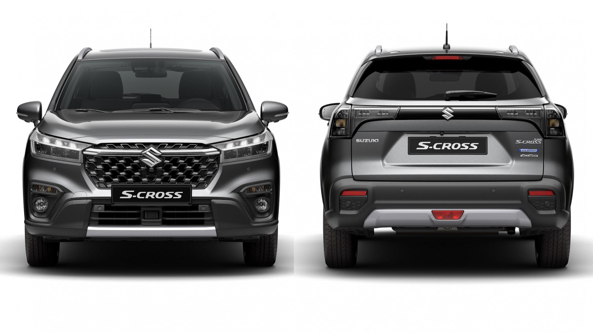 S-Cross 2022 voor- en achterkant